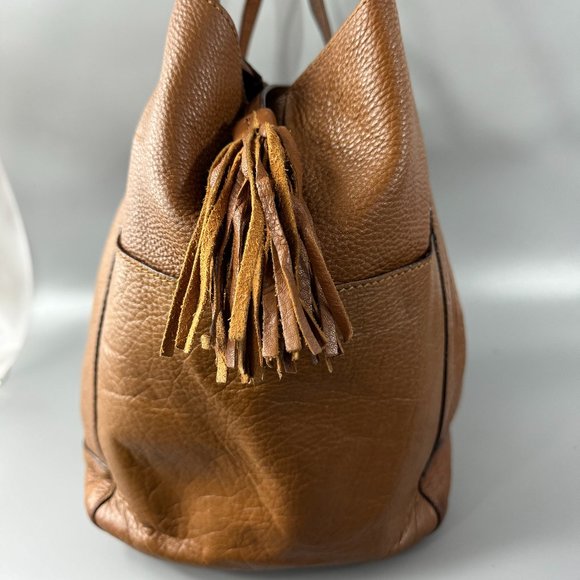 Michael Kors Acorn Ashbury Large Leather Tote, Tan - Picture 5 of 13